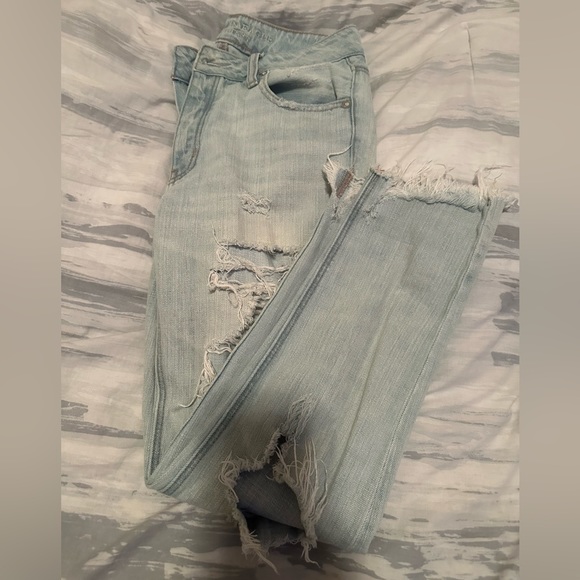 American Eagle Tomgirl jeans size 00 - Picture 1 of 2